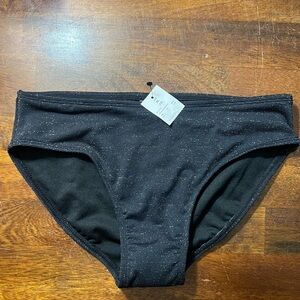 Art Class Black Glitter Bikini Bottoms